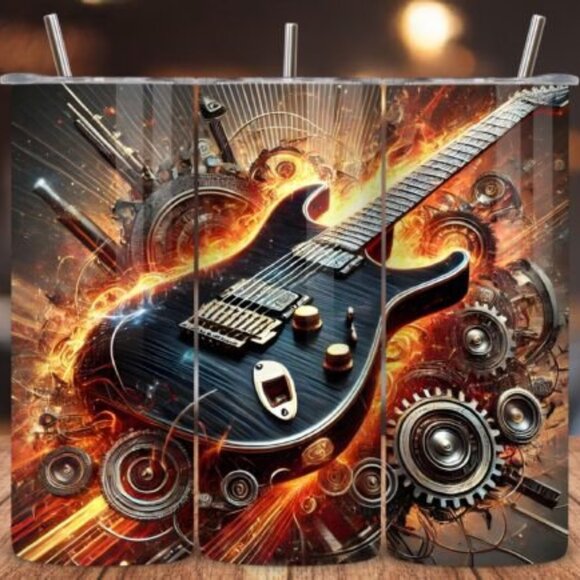 Nature & Mens Themed 20oz Sublimated Stainless Steel Tumbler with Lid & Straw - Picture 4 of 5